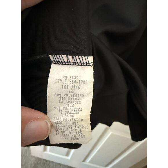 Cute black Lace Sleeveless Dress Size - Picture 5 of 6